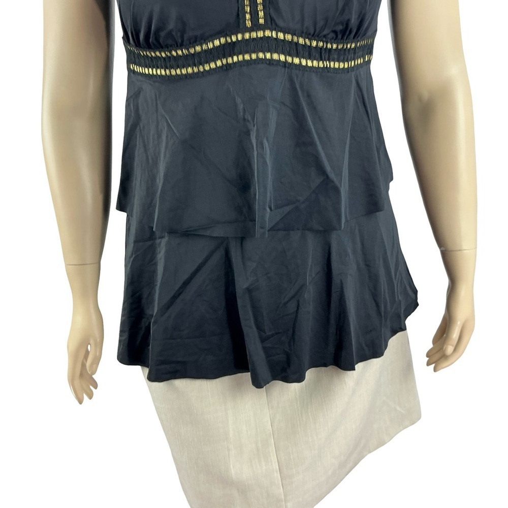 Swim365 Plus Size Tankini Swim Top Black Size 20 - Picture 3 of 7
